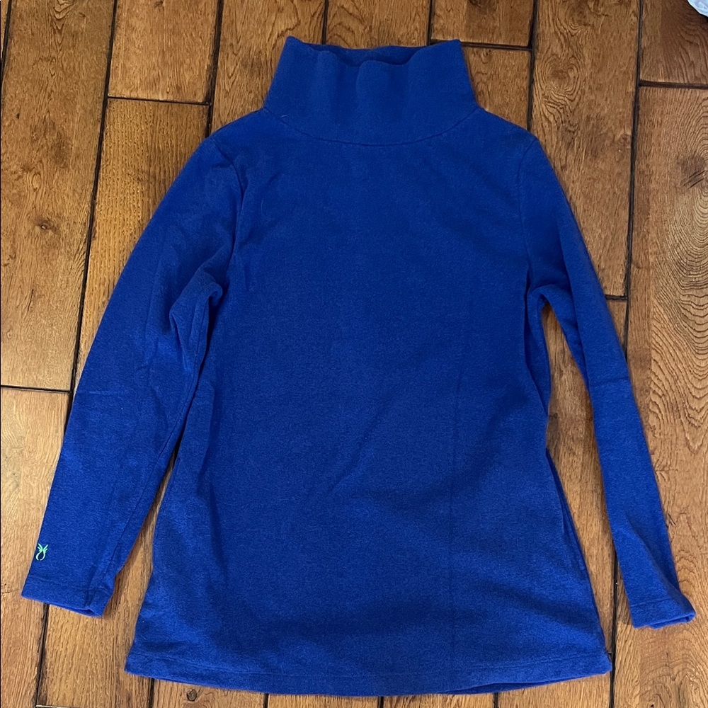Dudley Stephens Royal Blue Women's Turtleneck Sweater